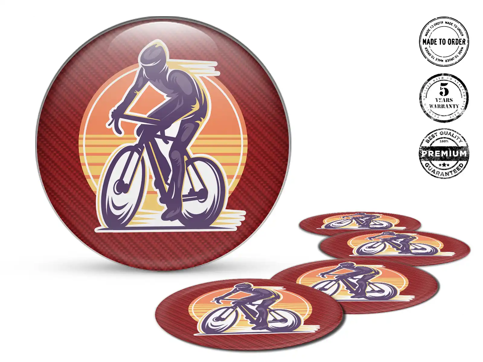 Hub cap sticker Premium Edition Drift Dome for Cars